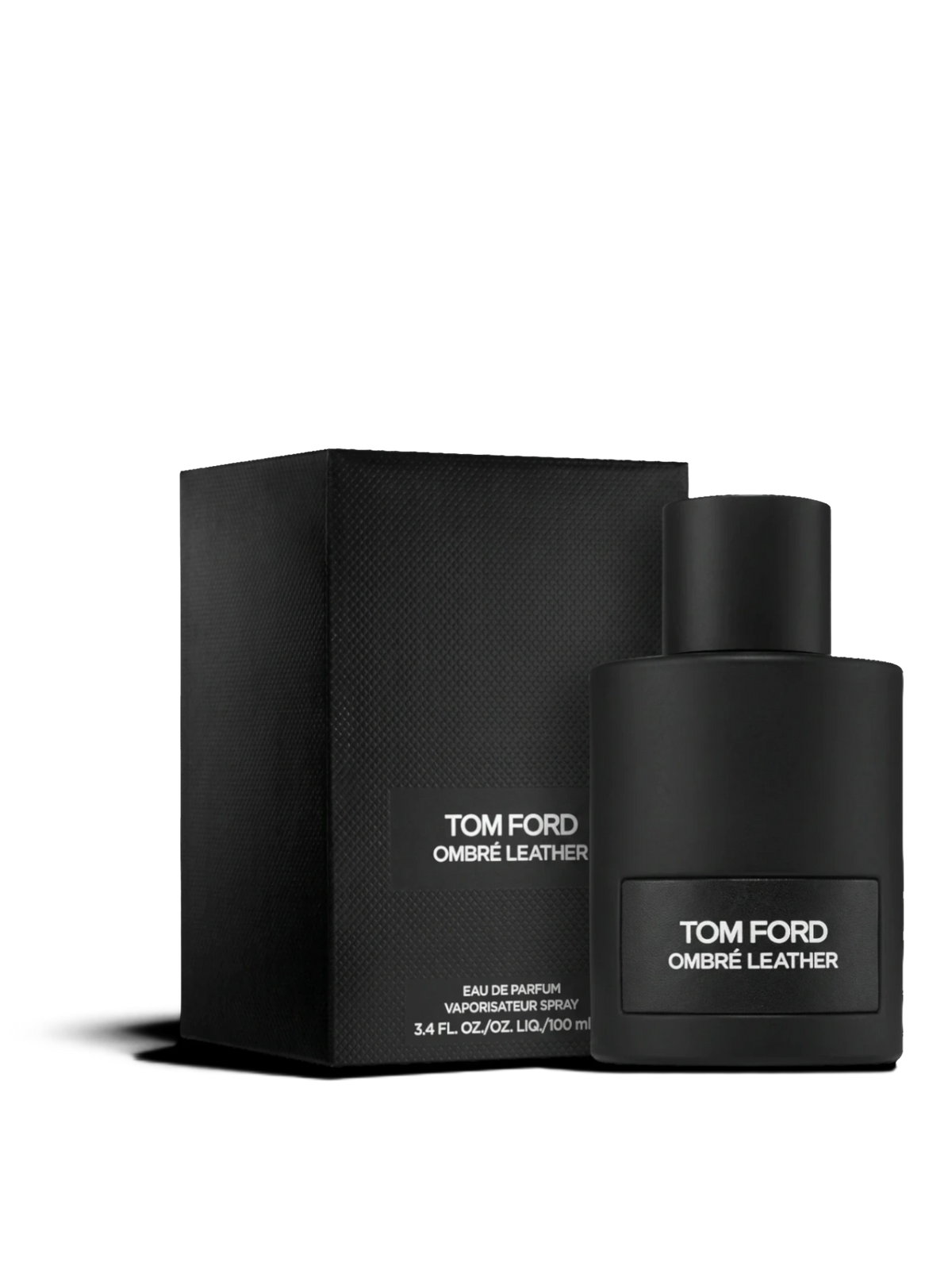 euaden Tom Ford Ombre Leather EDP siyah parfüm şişesi ve kutusu