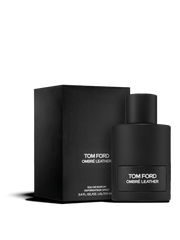 euaden Tom Ford Ombre Leather EDP siyah parfüm şişesi ve kutusu