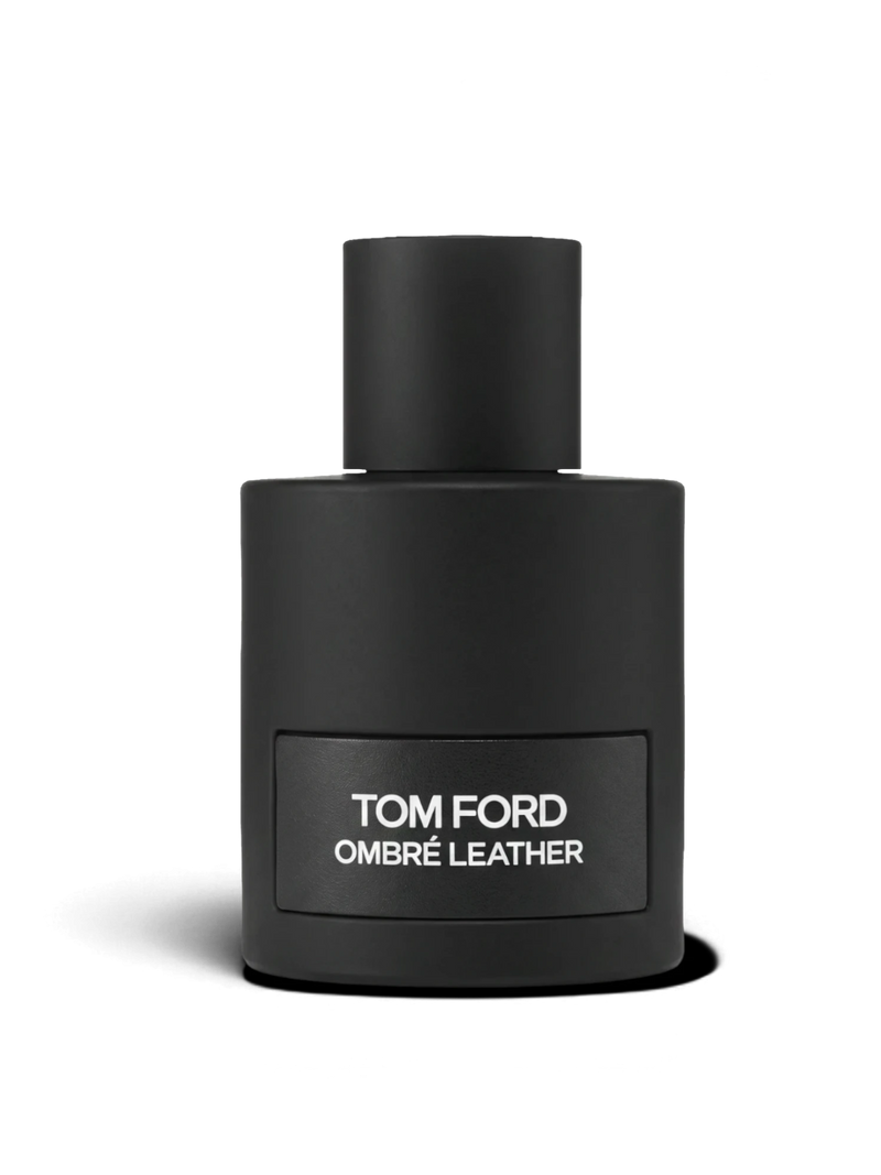 Euaden Tom Ford Ombre Leather unisex parfüm, mat siyah şişe tasarımı ve ikonik deri notalarıyla zarif bir görünüm.