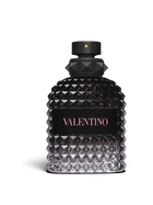 euaden Valentino Uomo Born In Roma erkek parfümü, ikonik çivili cam şişesi ve siyah tasarımıyla 100 ml EDT