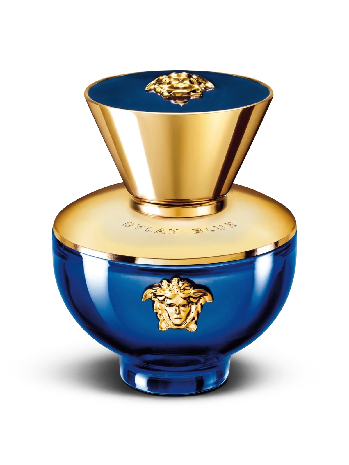 Euaden Versace Dylan Pour Femme kadın parfümü, altın detaylı amfora şişesi ve ikonik Medusa figürü ile 100 ml EDP.
