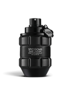 euaden Viktor & Rolf Spicebomb Dark Leather erkek parfümü, el bombası şeklinde siyah mat şişe tasarımıyla
