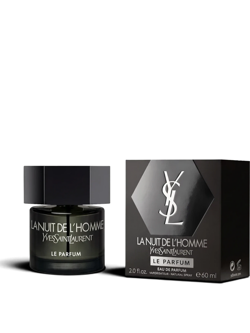 euaden Yves Saint Laurent La Nuit De L'homme Le Parfum erkek parfümü ve siyah kutusu