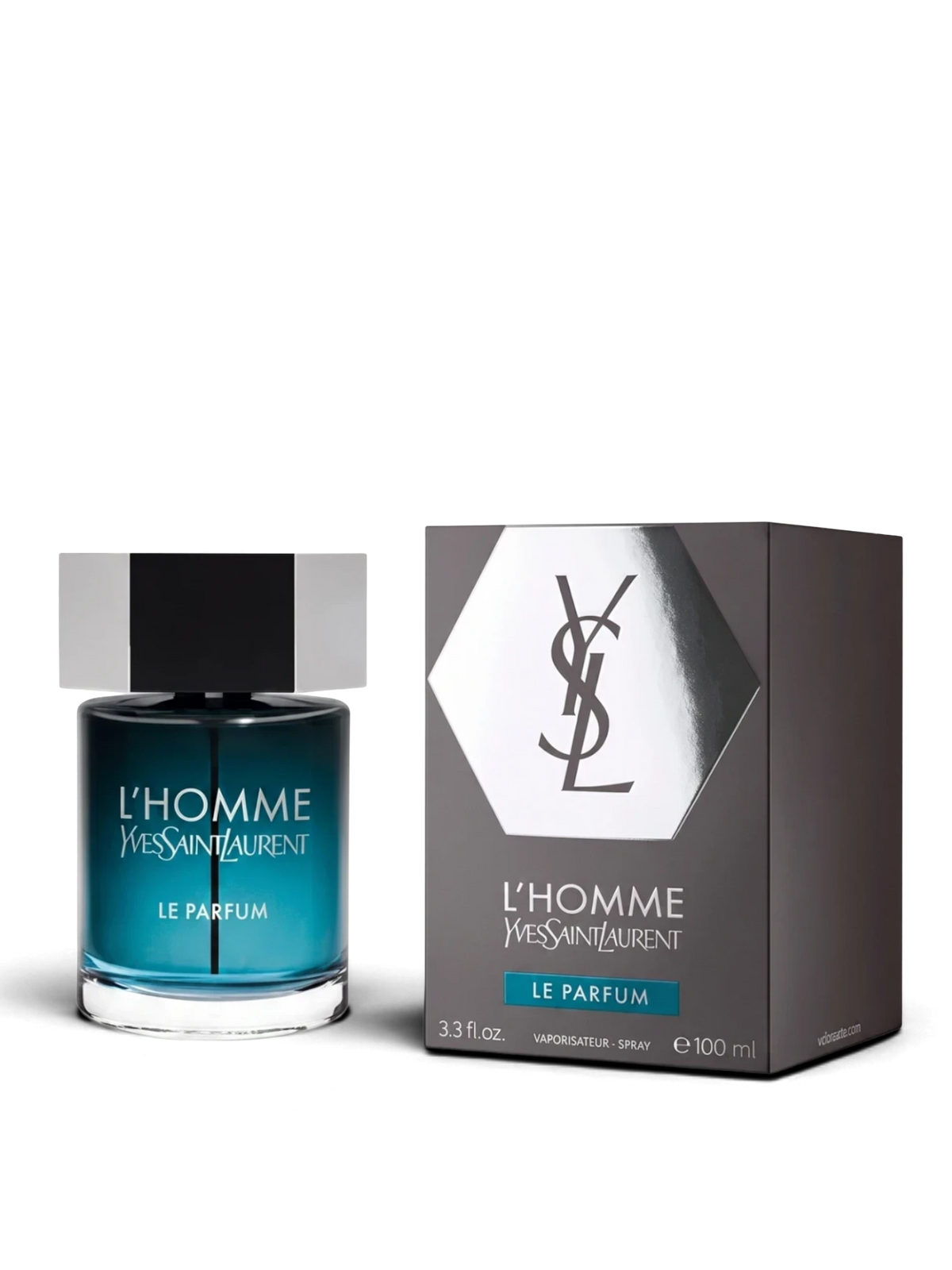euaden Yves Saint Laurent L'Homme Le Parfum erkek parfümü, 100 ml cam şişe ve şık gri kutusu ile