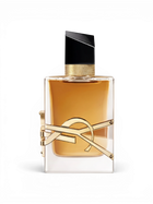 euaden YVES SAINT LAURENT Libre Intense kadın parfümü, altın logolu şık cam şişesi ve kehribar rengi kokusuyla.