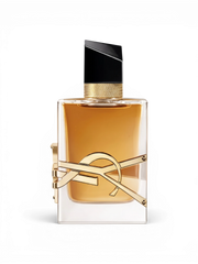 euaden YVES SAINT LAURENT Libre Intense kadın parfümü, altın logolu şık cam şişesi ve kehribar rengi kokusuyla.