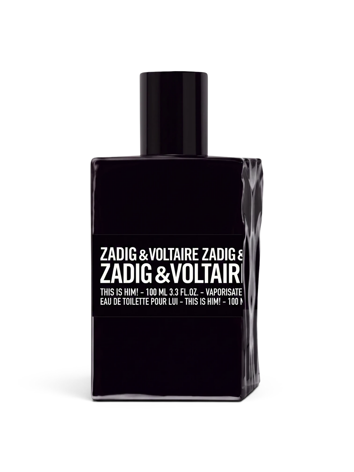 euaden Zadig & Voltaire This Is Him erkek parfümü, 100 ml siyah şişeli, odunsu ve tütsülü maskülen koku