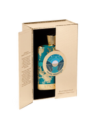 euaden Atkinsons Mystic Moonlight Parfum Intense 100 ml altın detaylı turkuaz şişe ve özel tasarım kutusu
