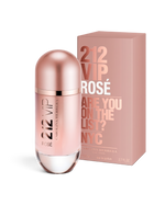 euaden Carolina Herrera 212 VIP Rose Limited Edition kadın parfümü, şık pembe metalik şişesi ve kutusu ile.