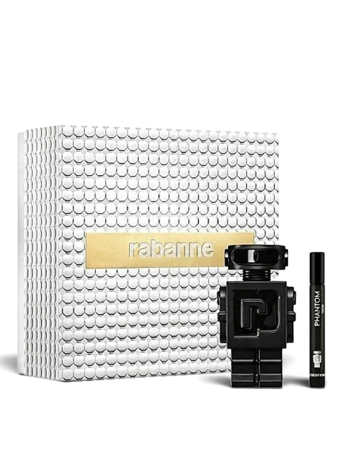 euaden Rabanne Phantom Parfum erkek hediye seti, 100ml robot şişe ve 10ml seyahat boyu parfüm içeren özel kutu