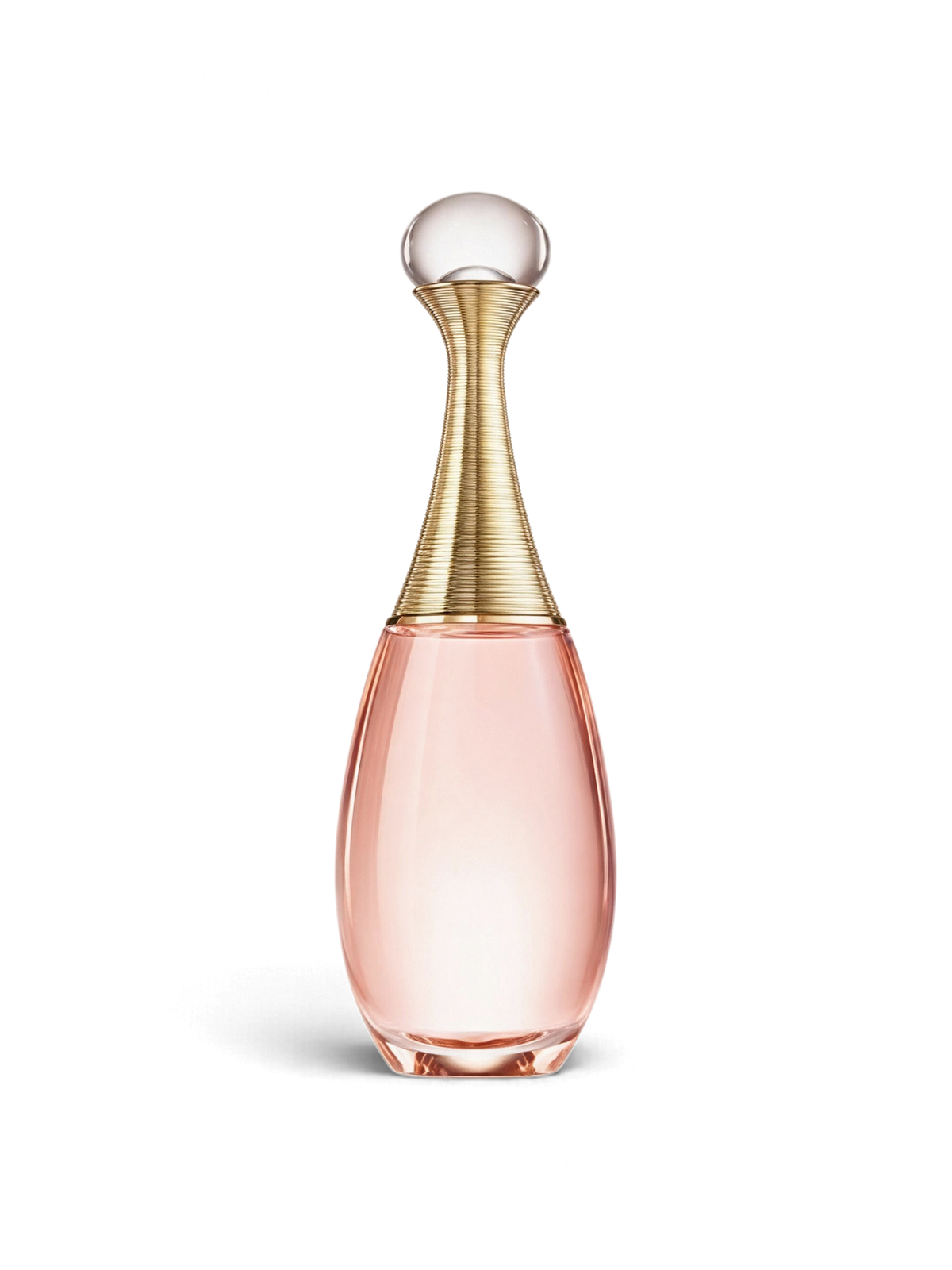 euaden Dior J'adore EDT 100 ml kadın parfümü, ikonik altın detaylı şişesi ve zarif pembe cam tasarımıyla