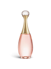 euaden Dior J'adore EDT 100 ml kadın parfümü, ikonik altın detaylı şişesi ve zarif pembe cam tasarımıyla